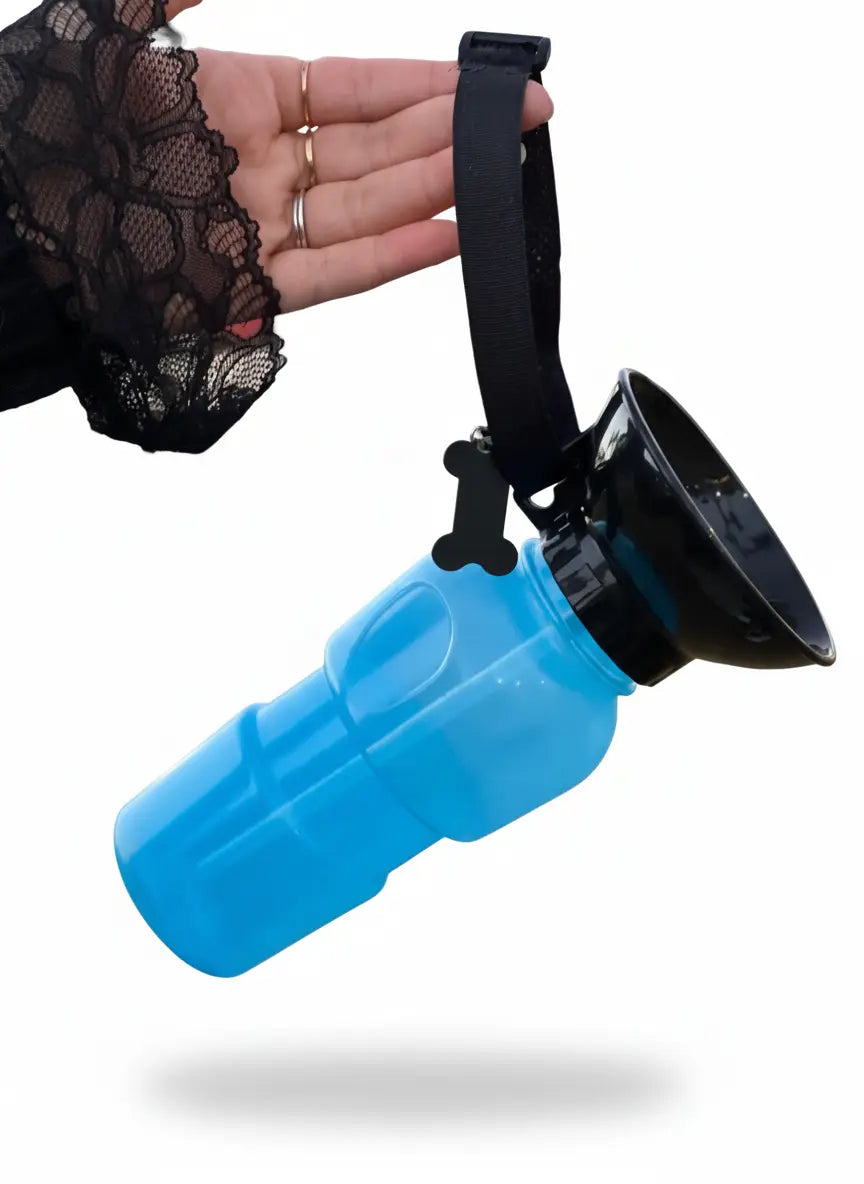 Portable Pet Water Bottle with Auto-Lock & Filter