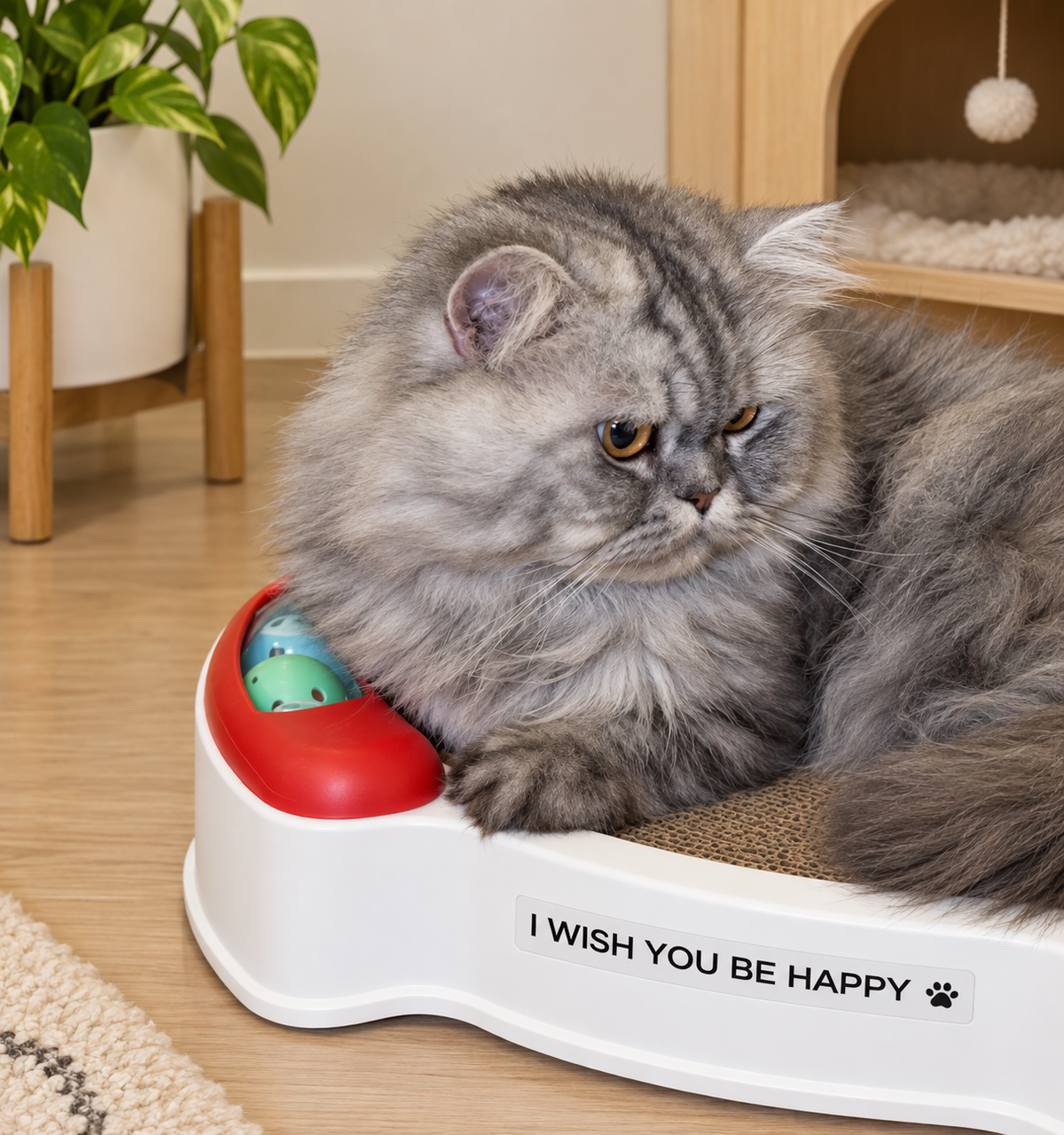 Cat scratcher toy