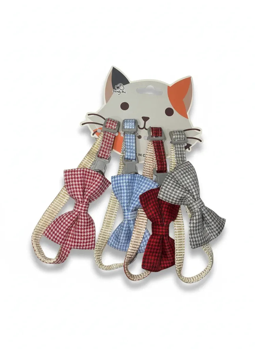 Bow cat collar