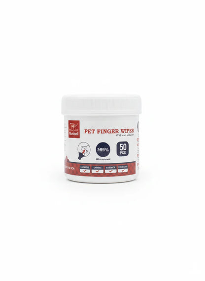 Pet finger wipes