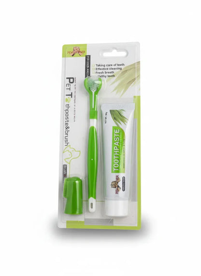 3-in-1 Pet Dental Care Kit (Toothpaste)