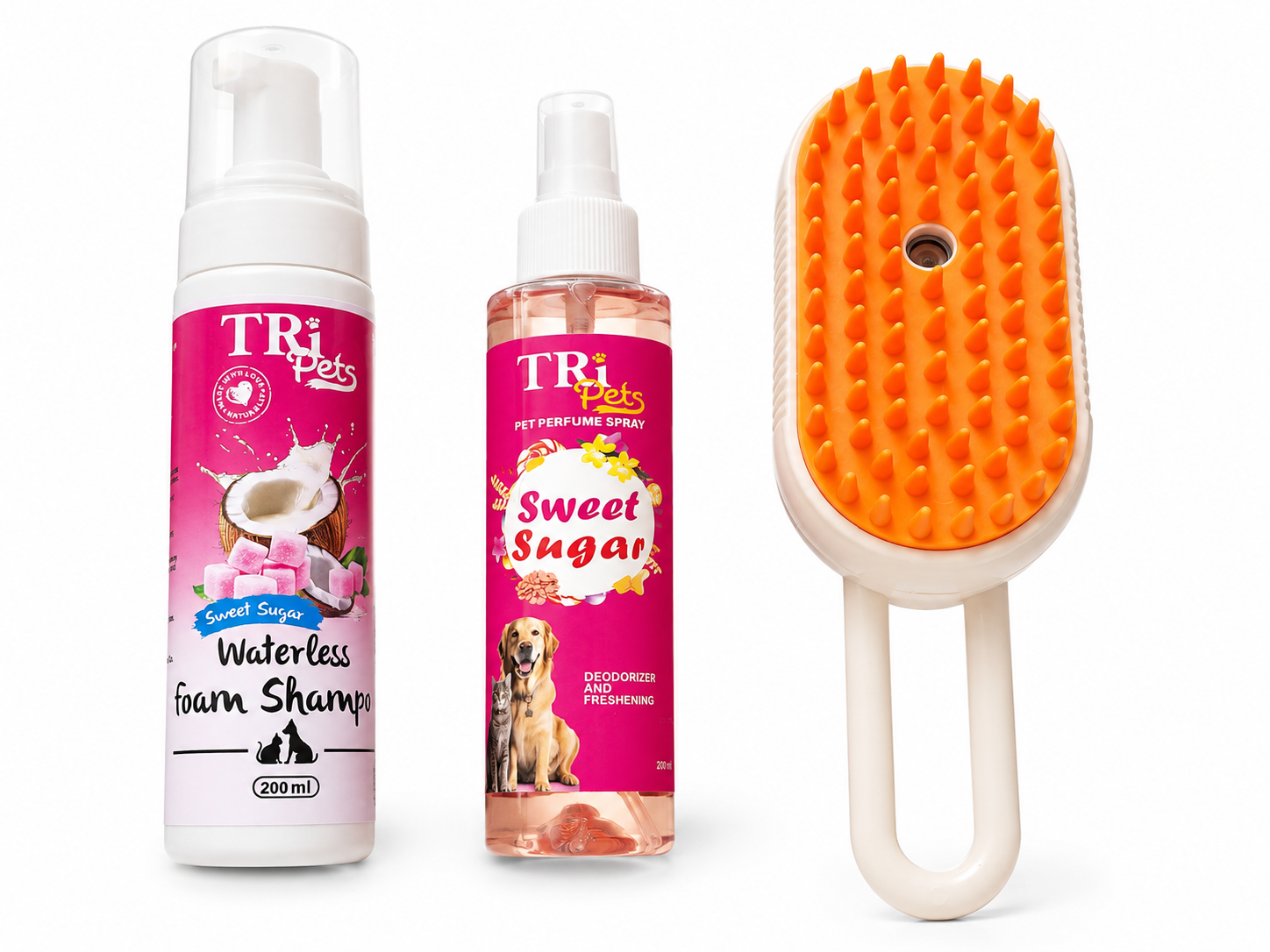 Steam Brush Grooming Bundle